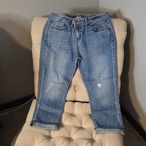 Vera Wang Light Blue Boyfriend Jeans